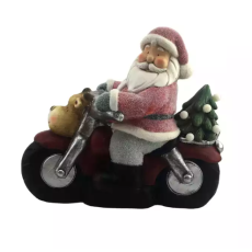 Mô hình ông già Noel lái xe mô tô sáng tạo