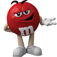 Mô hình mascot kẹo m&m bằng xốp mút giá tốt số #1