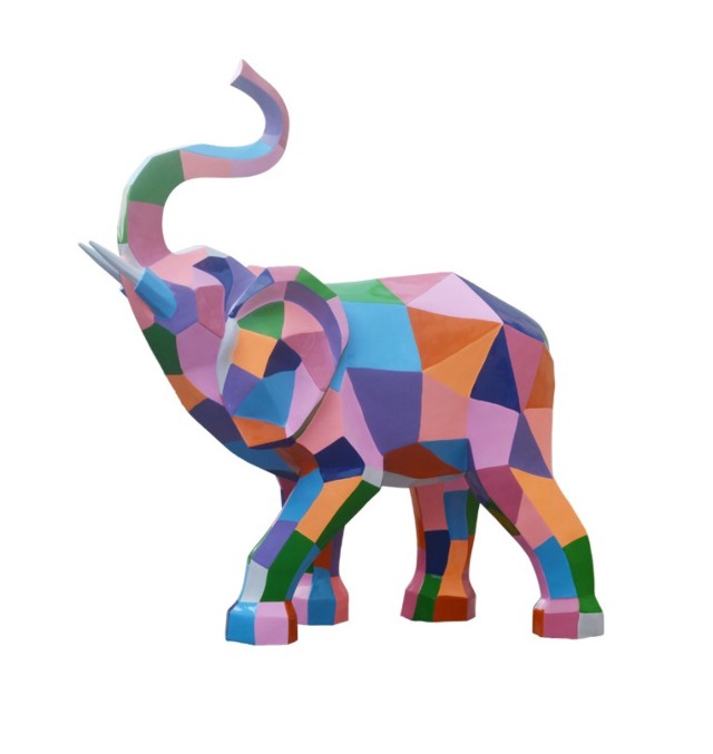 Mô hình con voi nghệ thuật bằng mút xốp hoặc composite giá tốt số #1
