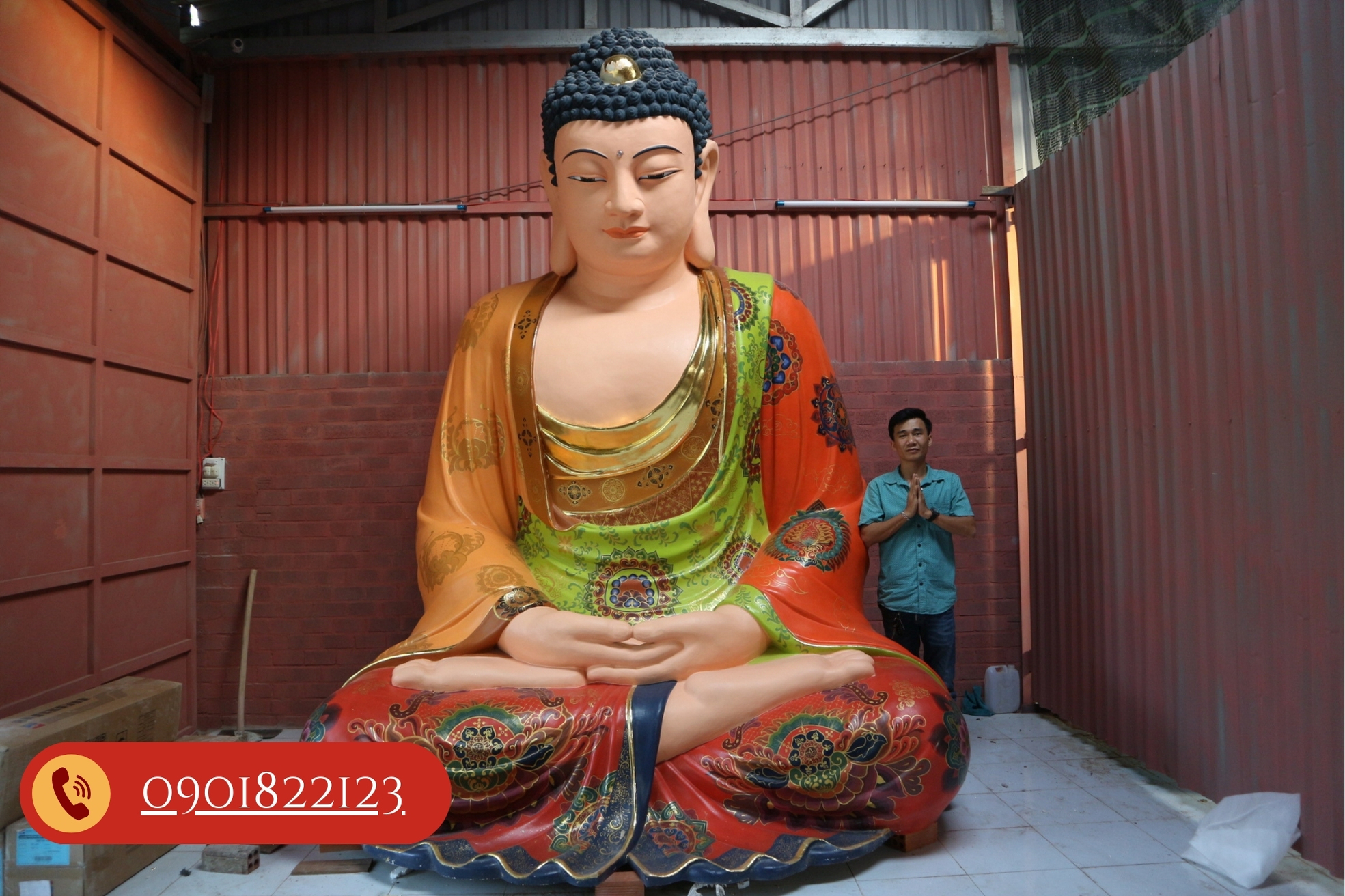 Tượng phật Composite - Tượng Phật 3D