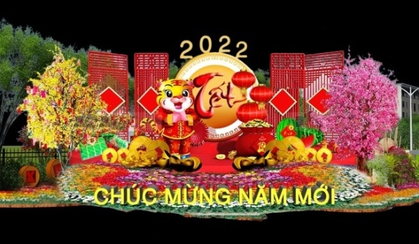 mo hinh trang tri tet bang xop 2 59755